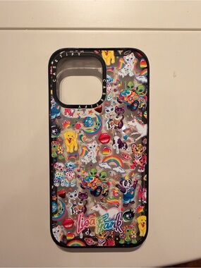 Lisa Frank Sticker Clear Phone 14 Pro Max Case